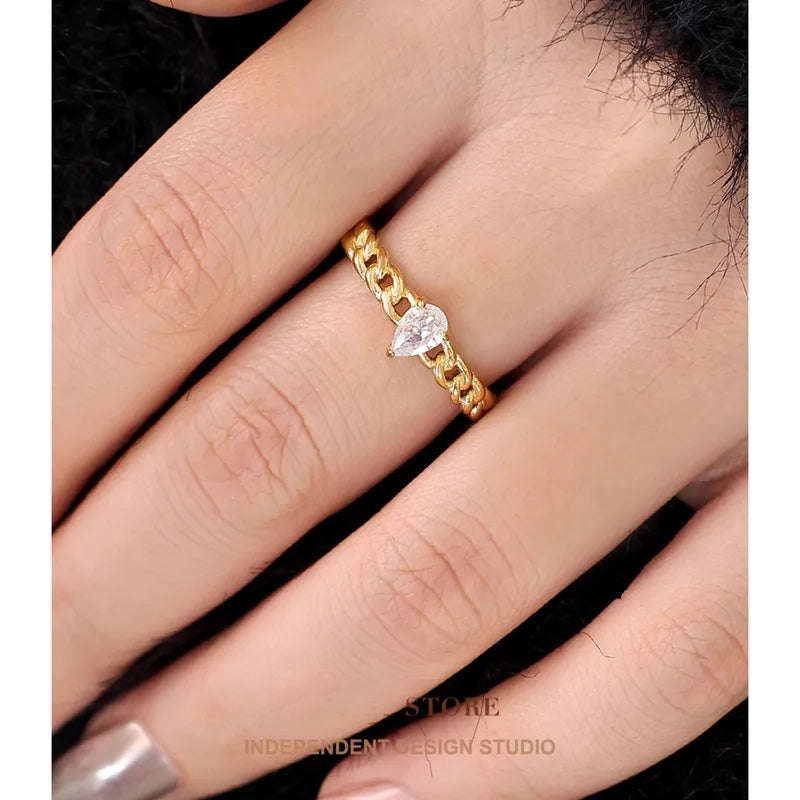 Anillo Reflejo Del Alma Goutte de Rêves